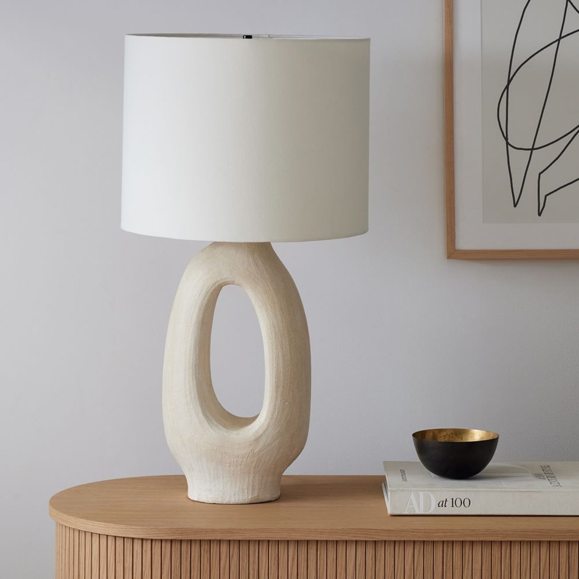 RAVENDALE GLAZED CERAMIC ILLUMINATOR