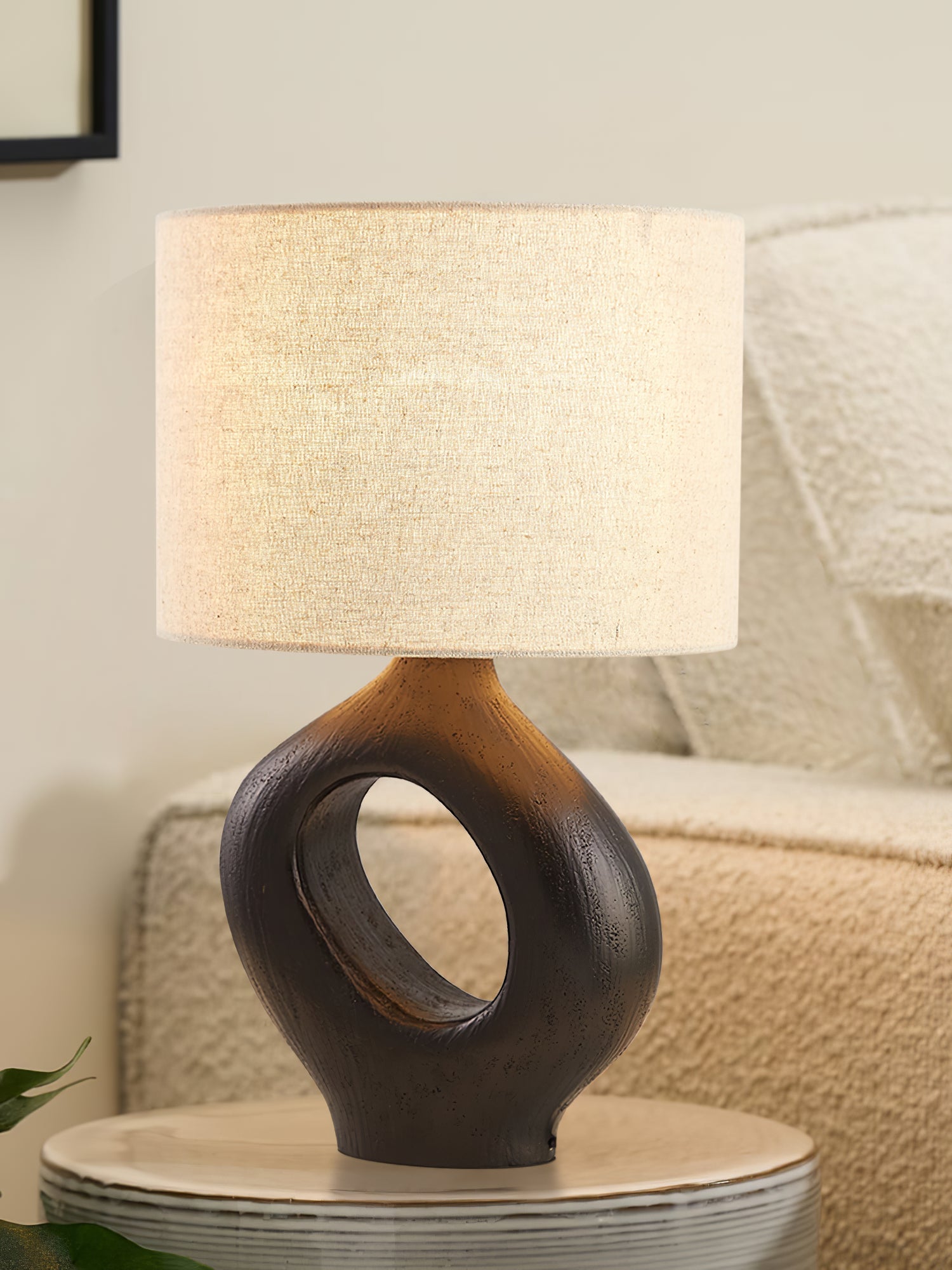 RAVENDALE GLAZED CERAMIC ILLUMINATOR