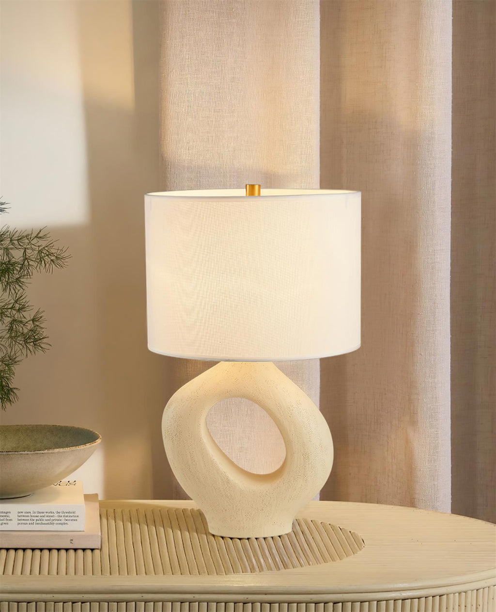 RAVENDALE GLAZED CERAMIC ILLUMINATOR
