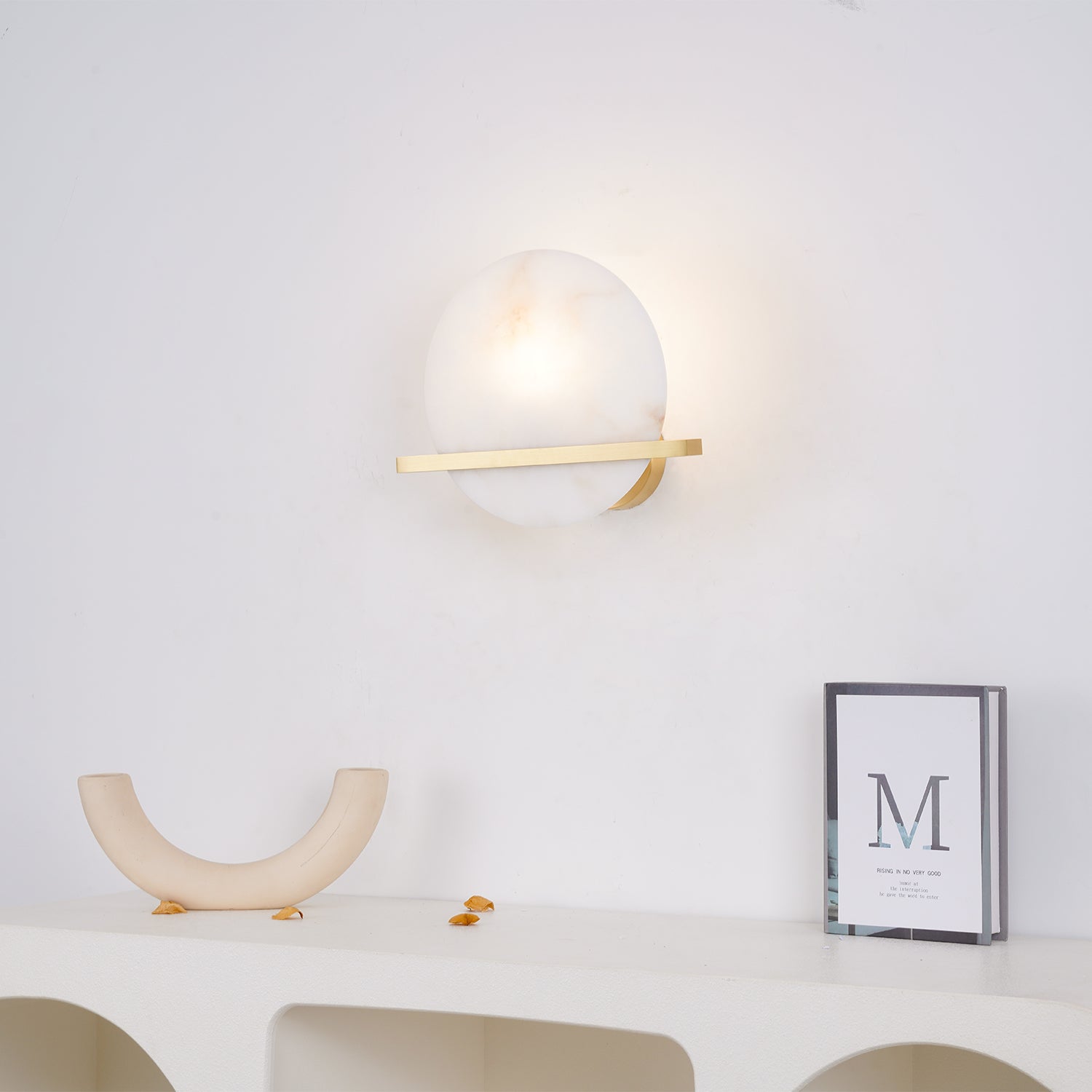CHARLESTON IVORY GLOW WALL SCONCE