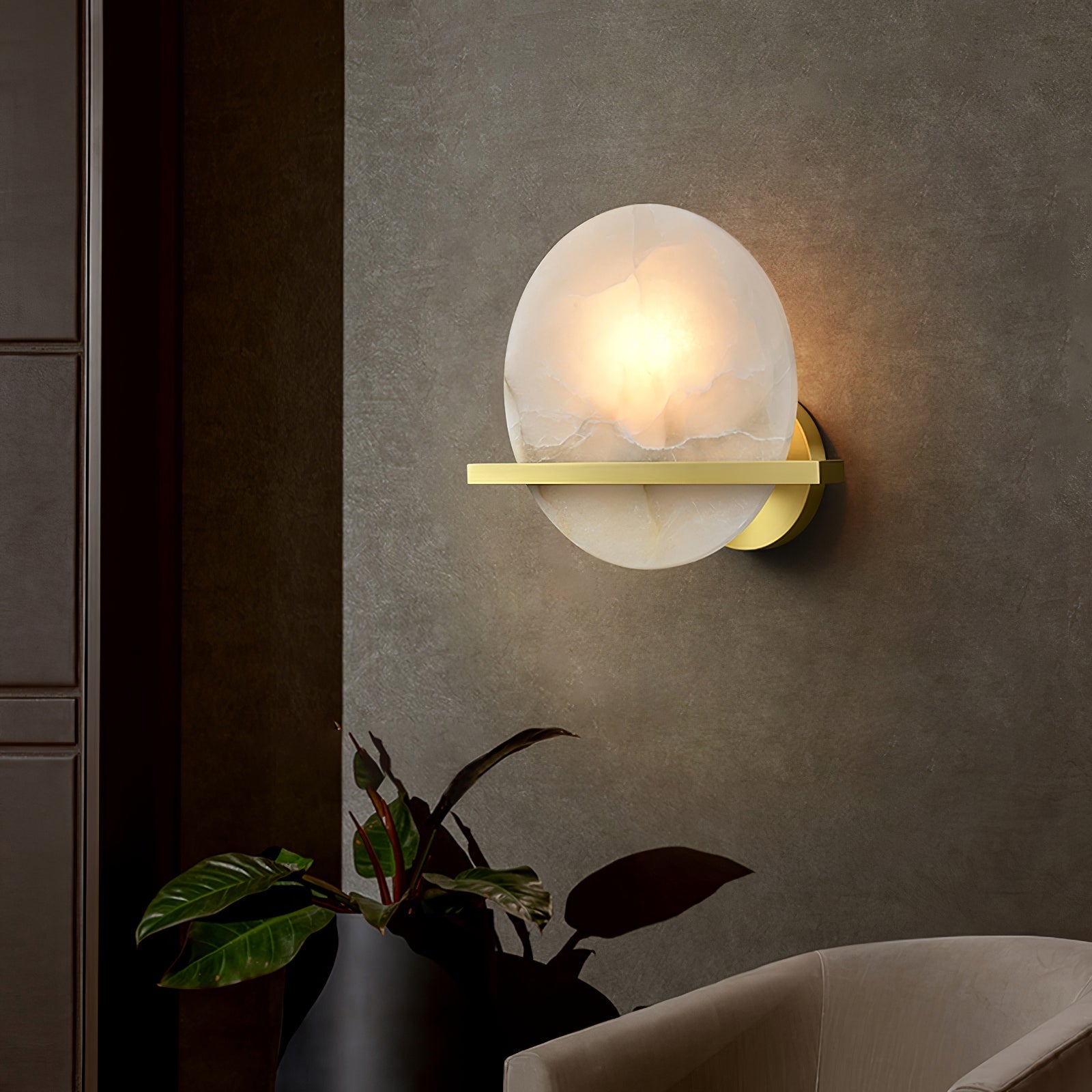 CHARLESTON IVORY GLOW WALL SCONCE
