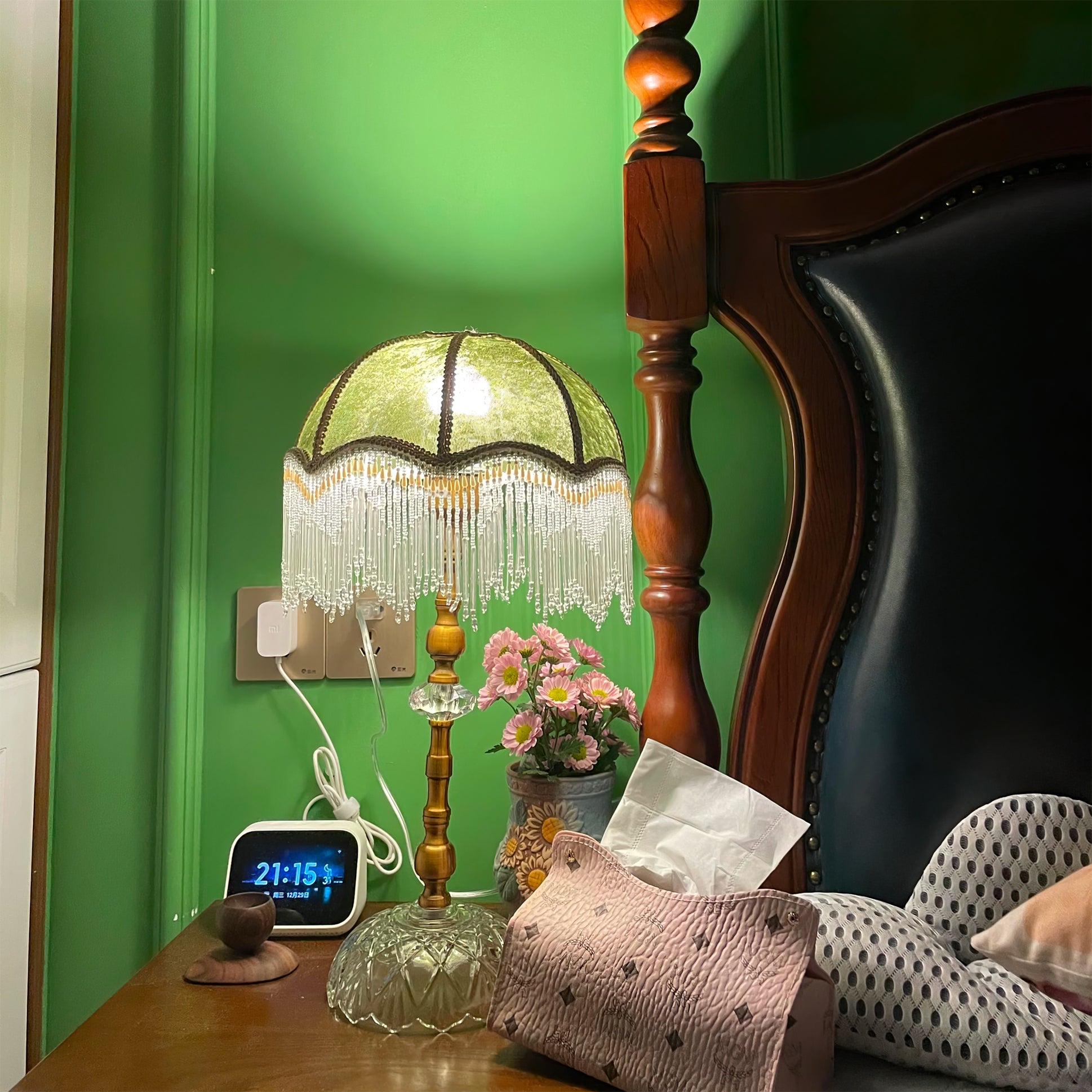 CHARLESTON GLOWING FRESCO TABLE LANTERN