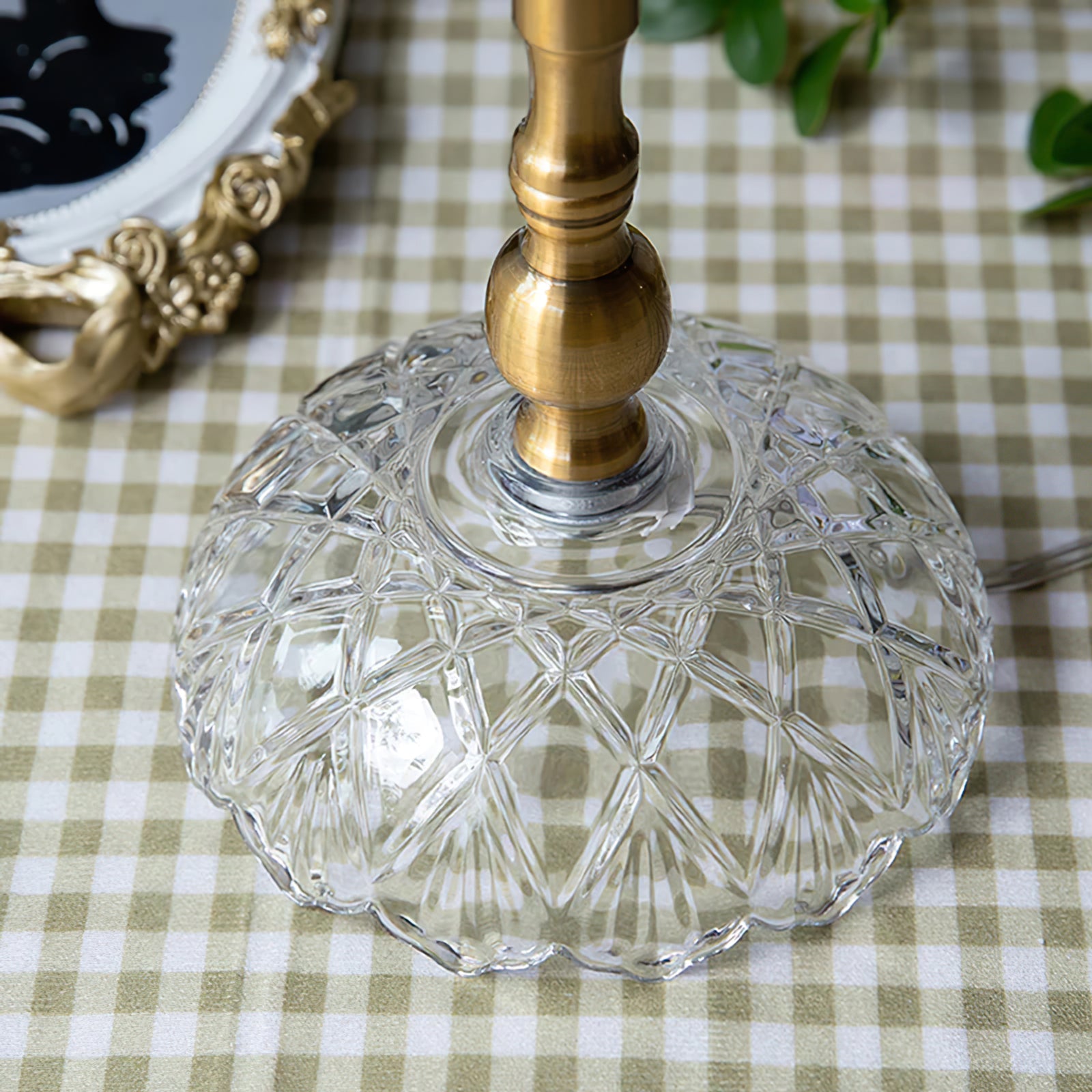 CHARLESTON GLOWING FRESCO TABLE LANTERN