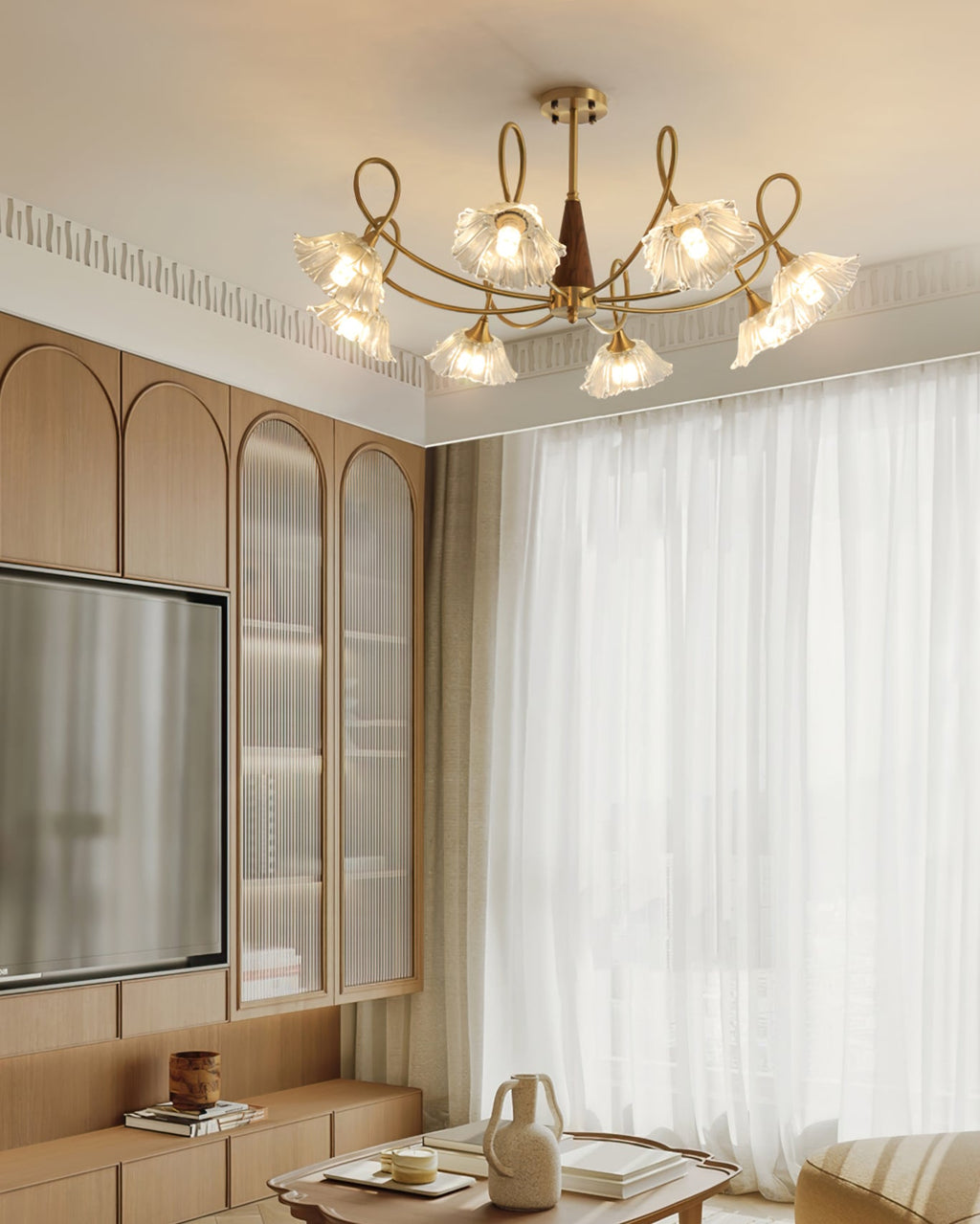 FENWICK CRYSTAL SPHERE LIGHTING FIXTURE