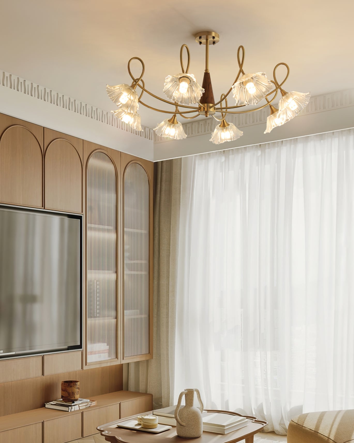 FENWICK CRYSTAL SPHERE LIGHTING FIXTURE