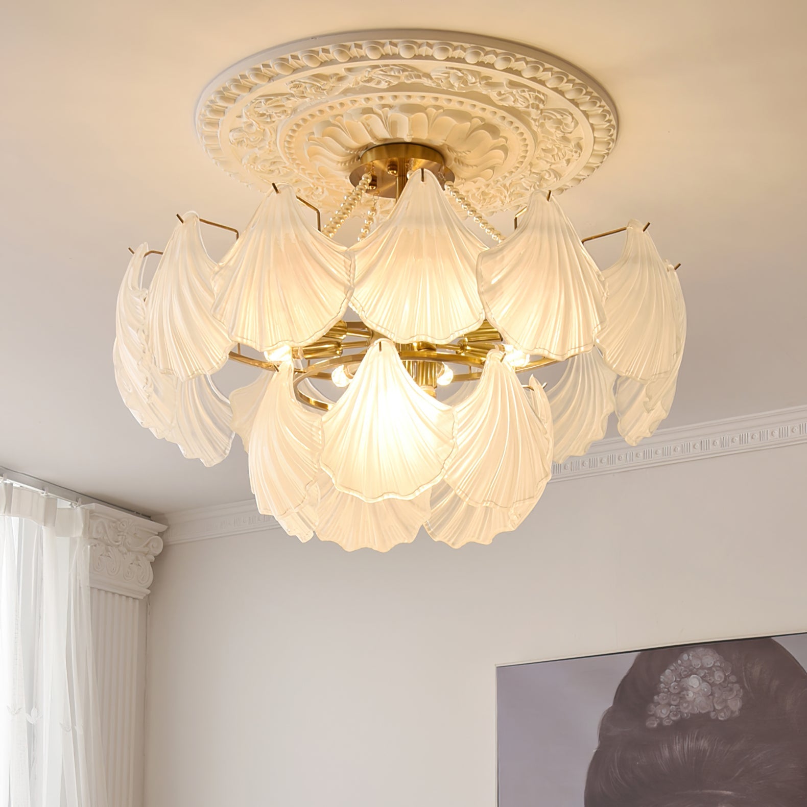 CORALINE SEASHELL ILLUMINATION CANOPY