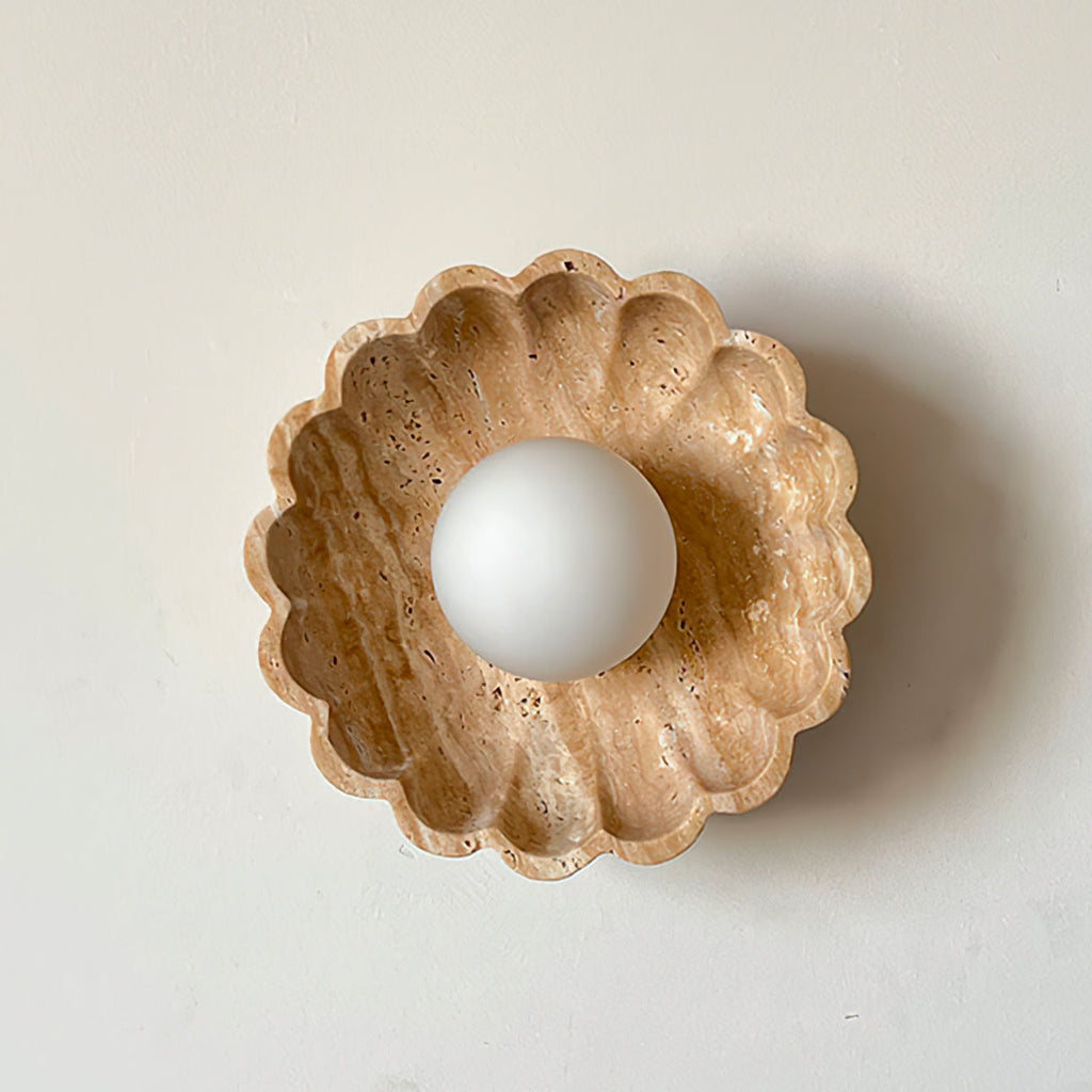PEMBROKE SHELL-INSPIRED WALL SCONCE