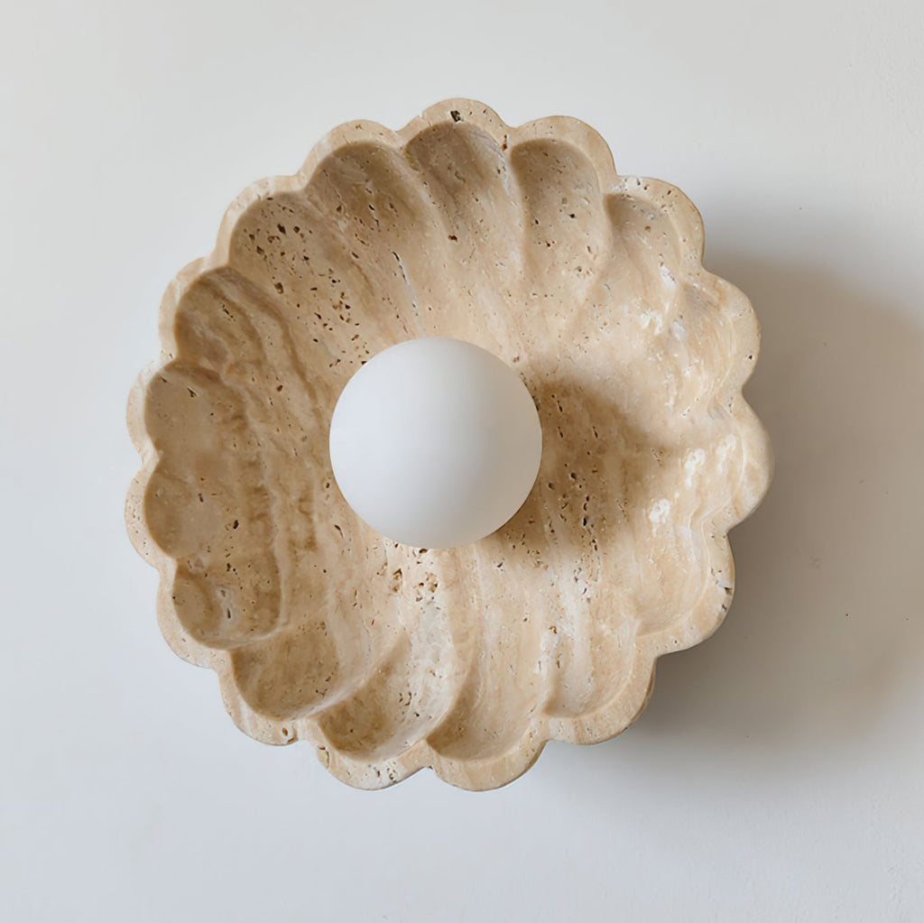 PEMBROKE SHELL-INSPIRED WALL SCONCE