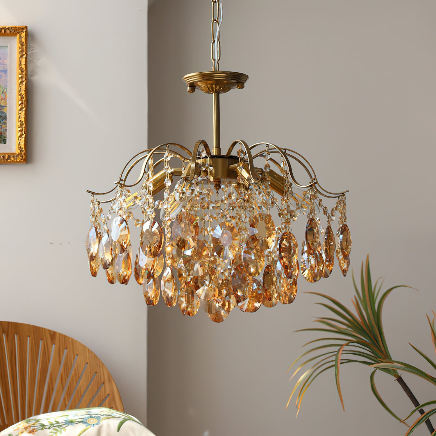 WINTHORPE CRYSTAL SPHERE CEILING LIGHT