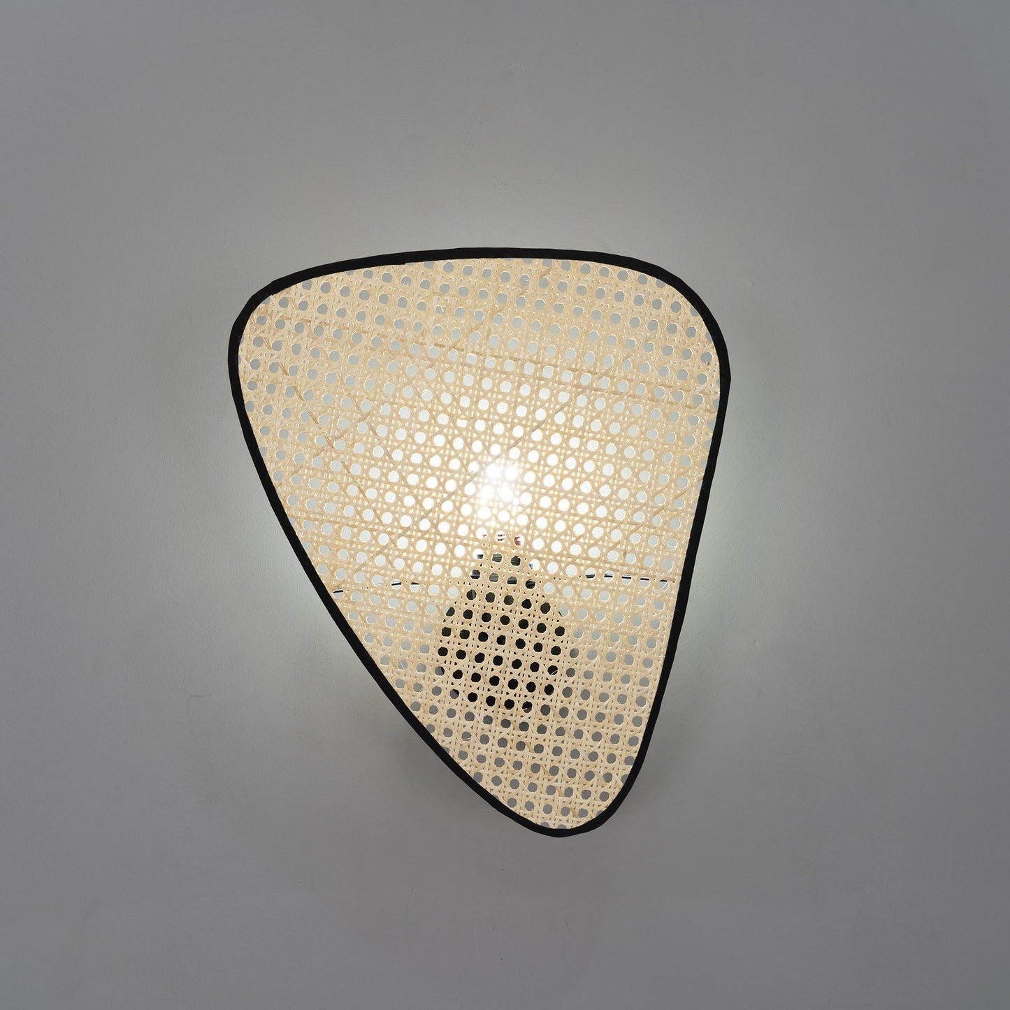 FENWICK WOVEN RATTAN WALL SCONCE