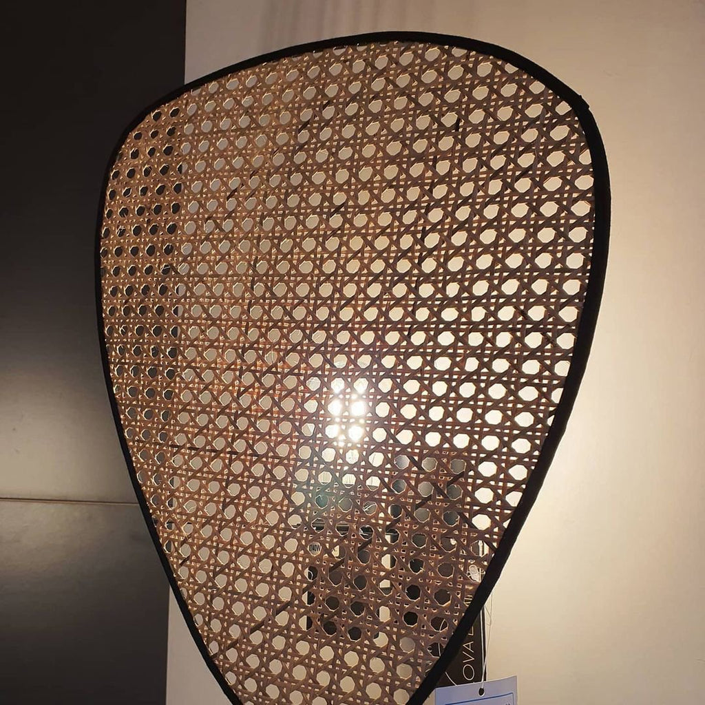 FENWICK WOVEN RATTAN WALL SCONCE