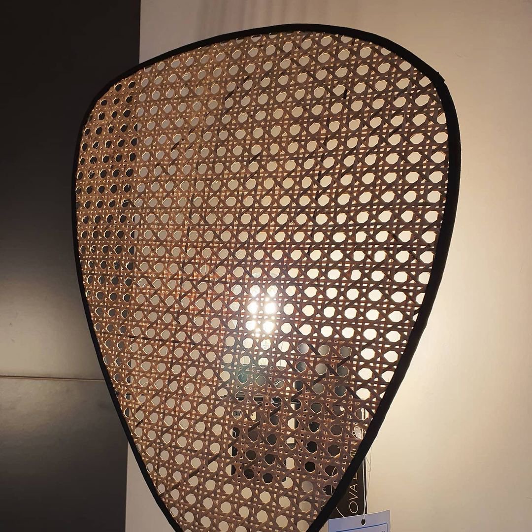 FENWICK WOVEN RATTAN WALL SCONCE