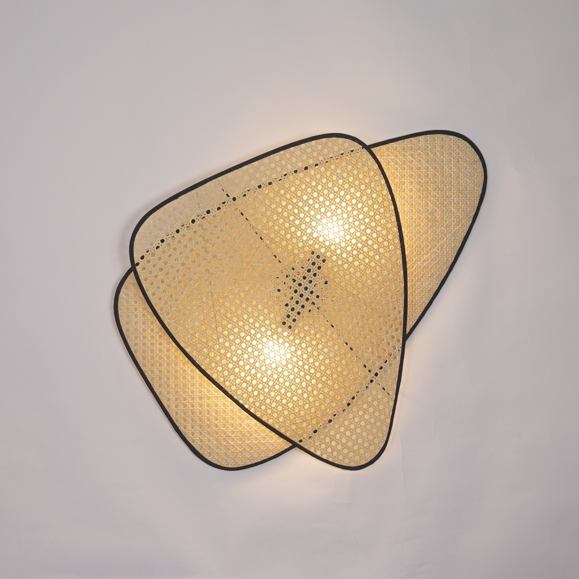 FENWICK WOVEN RATTAN WALL SCONCE