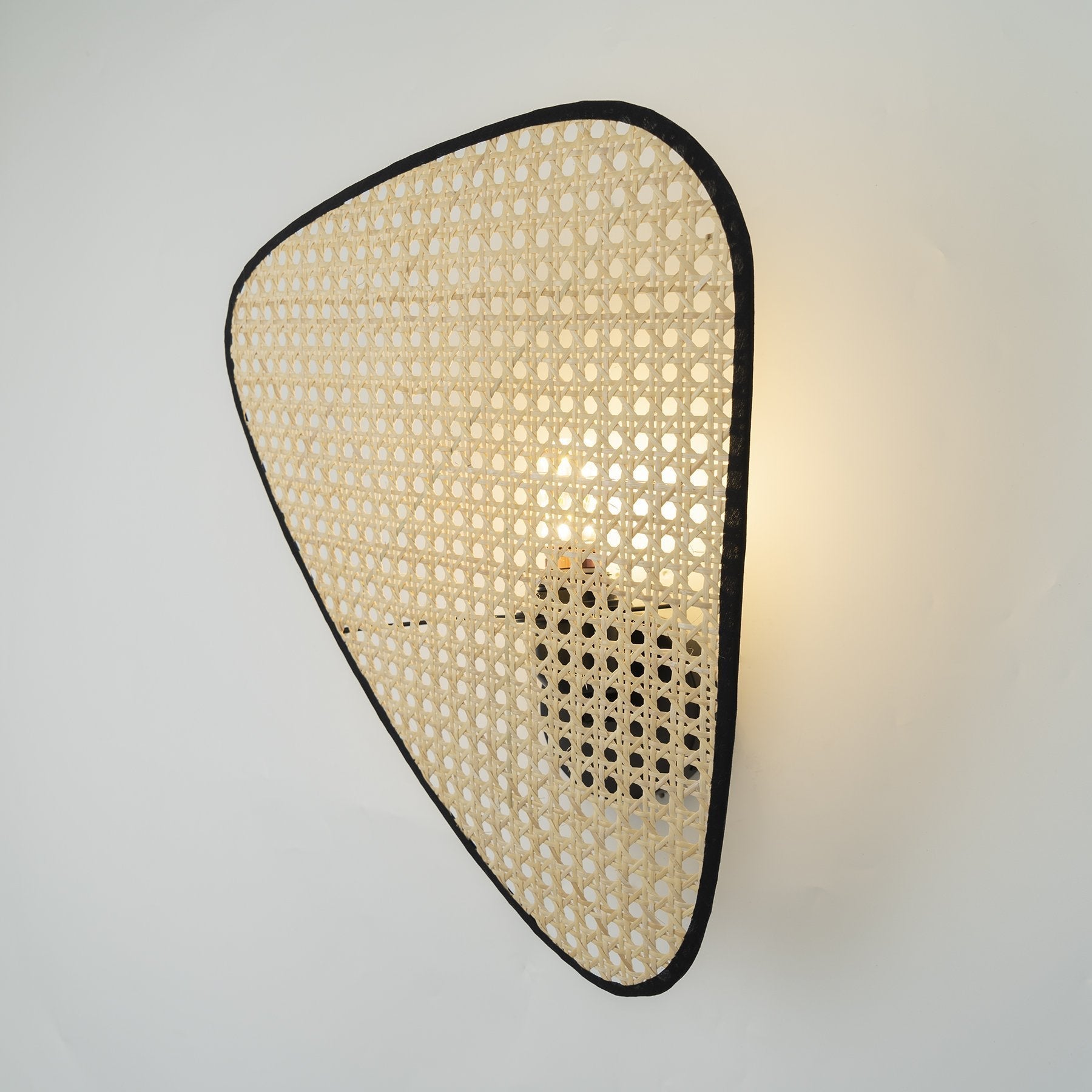 FENWICK WOVEN RATTAN WALL SCONCE