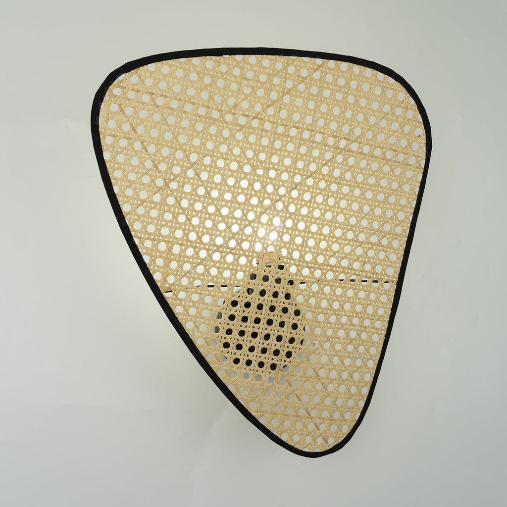 FENWICK WOVEN RATTAN WALL SCONCE