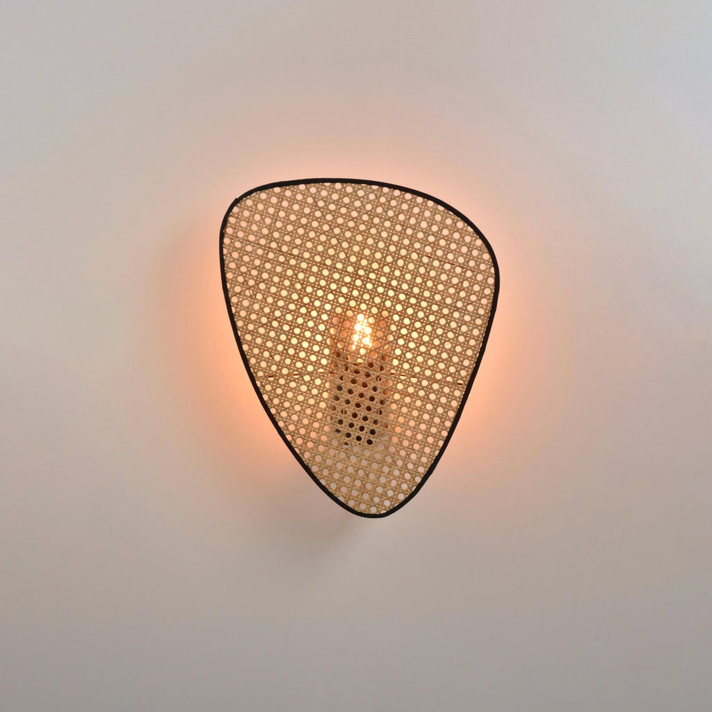 FENWICK WOVEN RATTAN WALL SCONCE