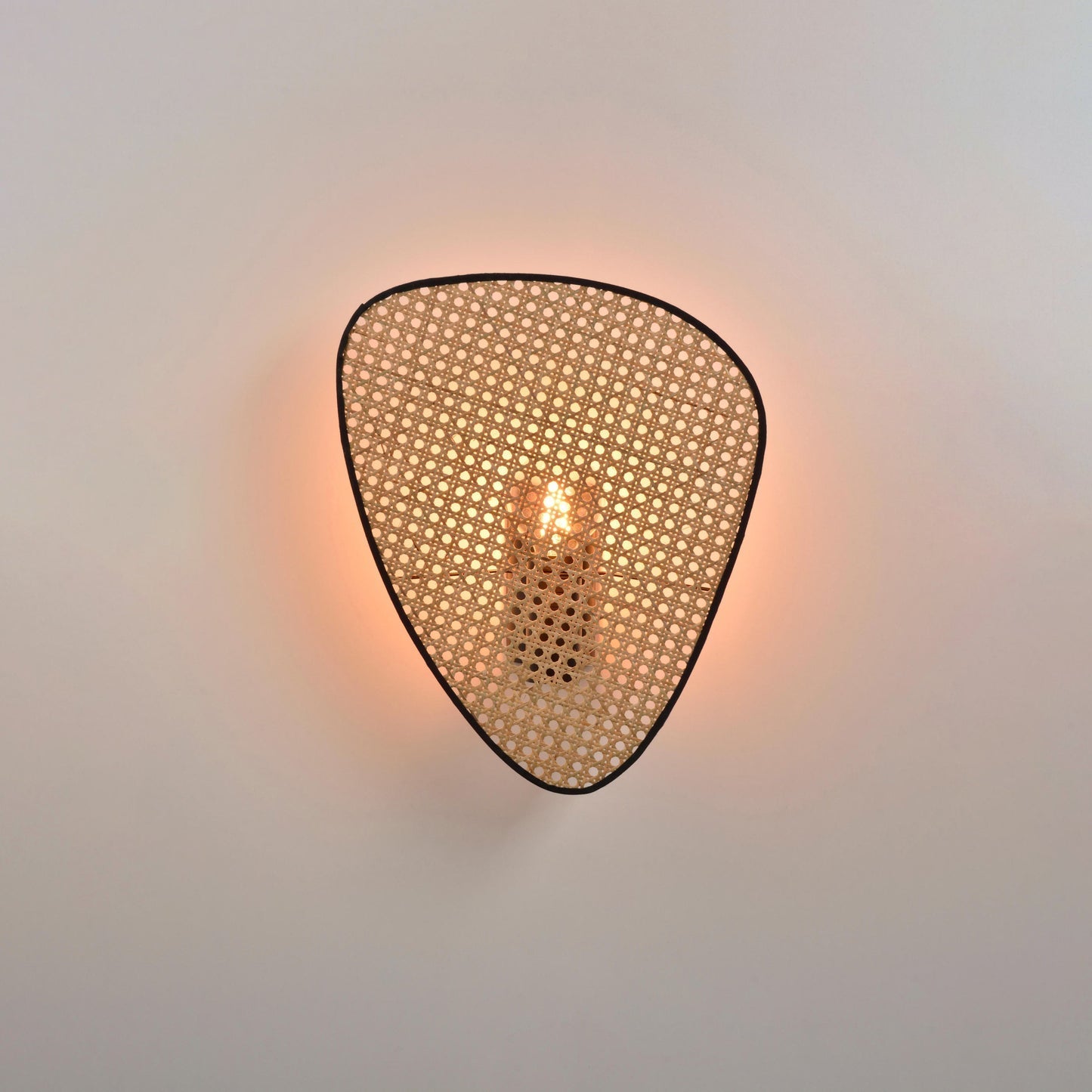 FENWICK WOVEN RATTAN WALL SCONCE