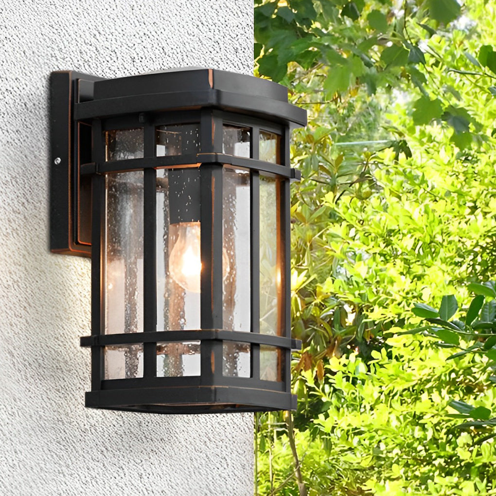 WINTERBOURNE AQUA BUBBLE WALL LANTERN