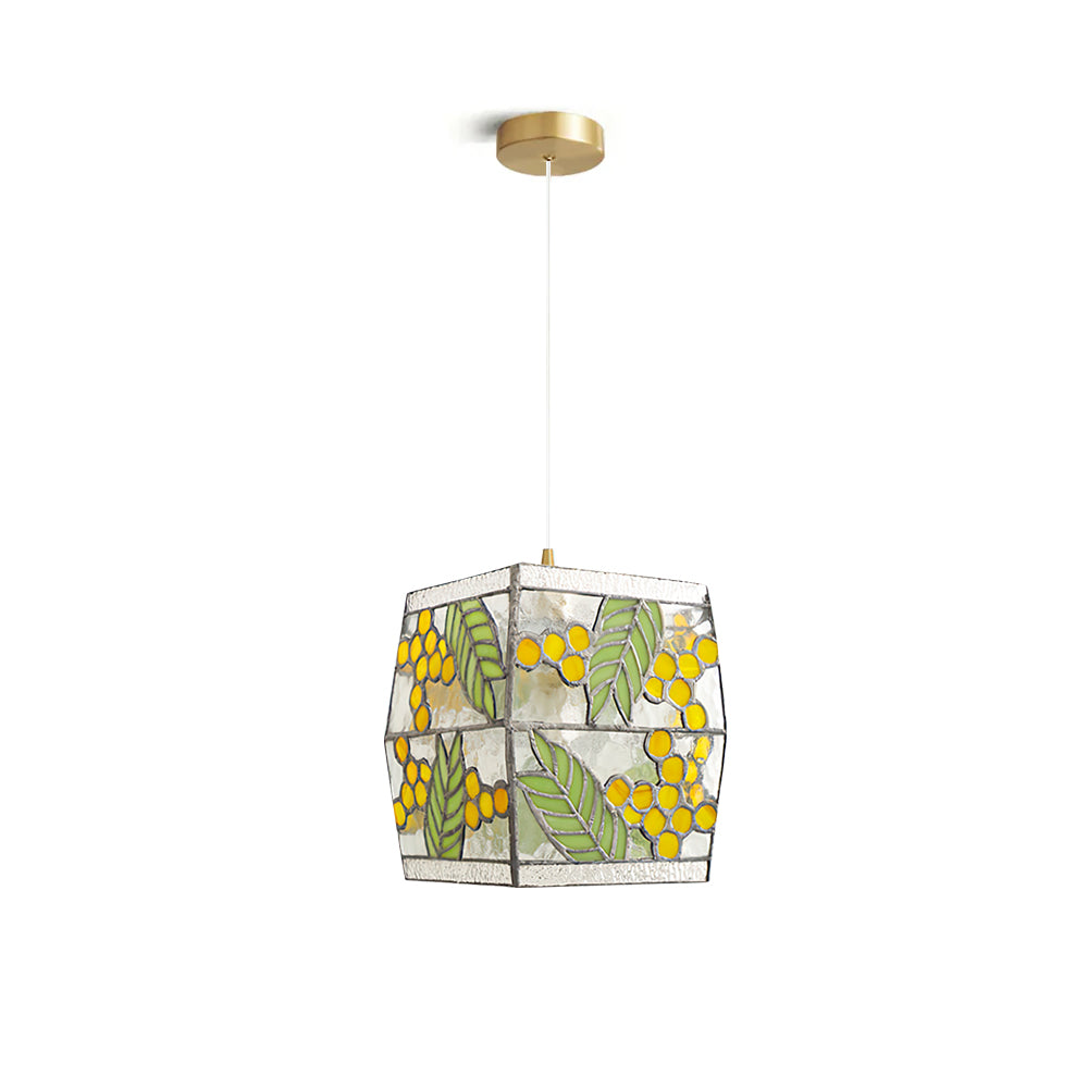 ELDRIDGE FIBROUS SPHERE HANGING LIGHT