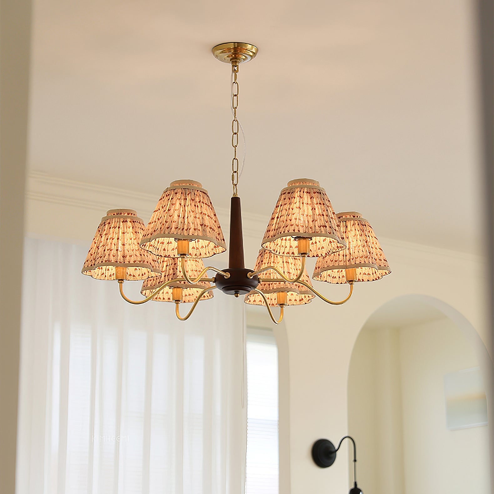VANDERBILT CRYSTAL FOLIAGE CHANDELIER