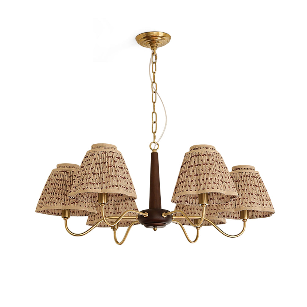 VANDERBILT CRYSTAL FOLIAGE CHANDELIER