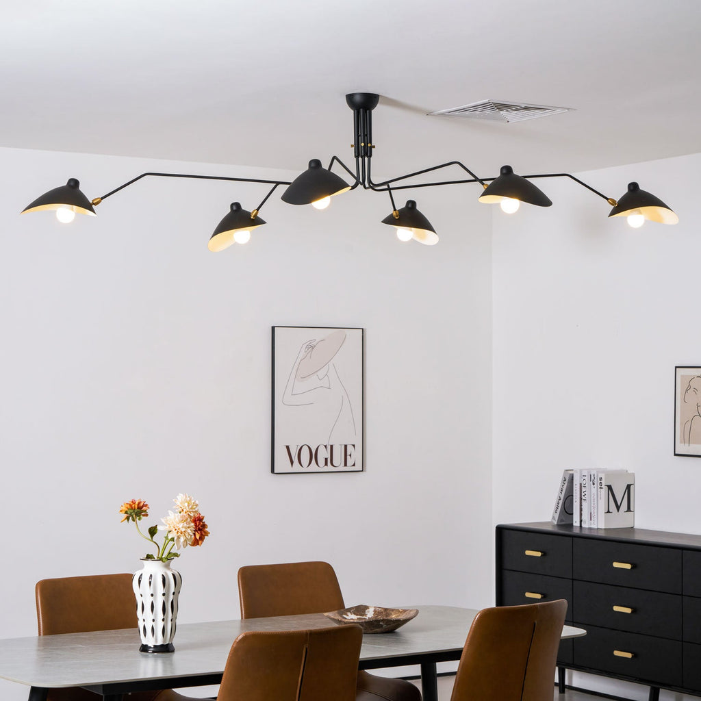 RAVENHURST MODERNIST BRASS CEILING LANTERN
