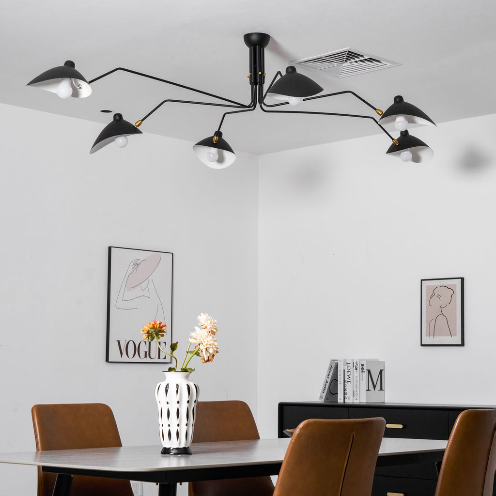 RAVENHURST MODERNIST BRASS CEILING LANTERN