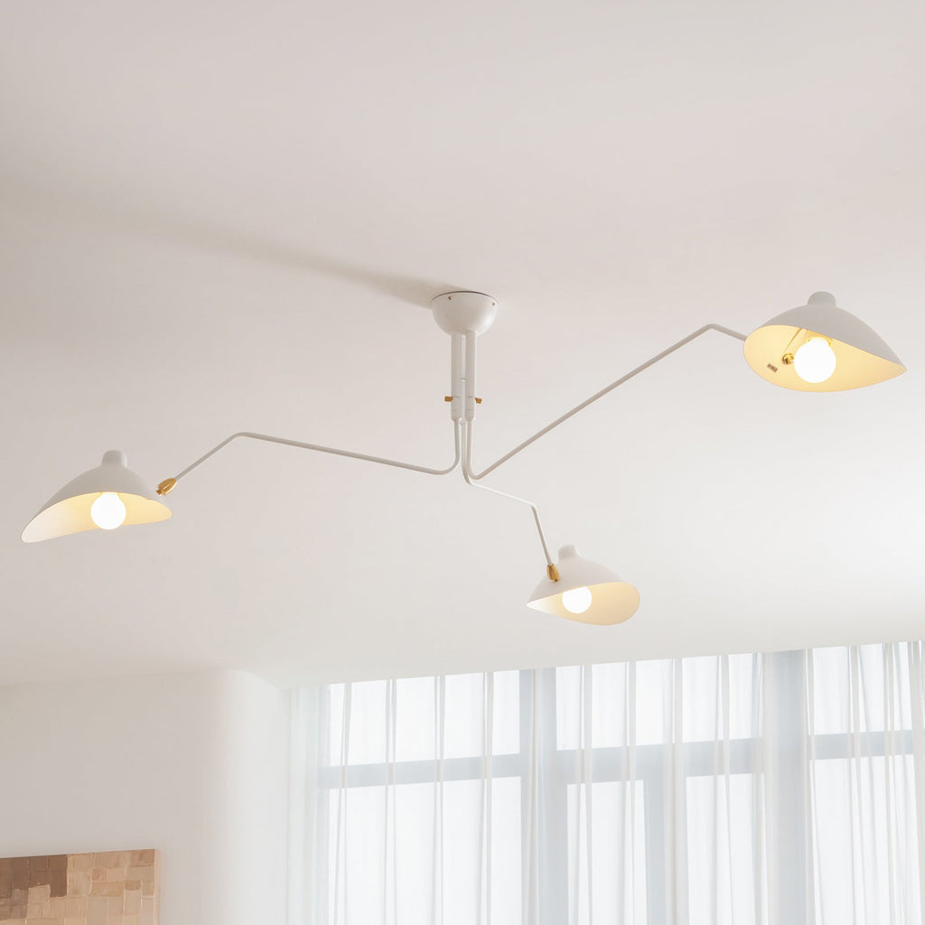 RAVENHURST MODERNIST BRASS CEILING LANTERN
