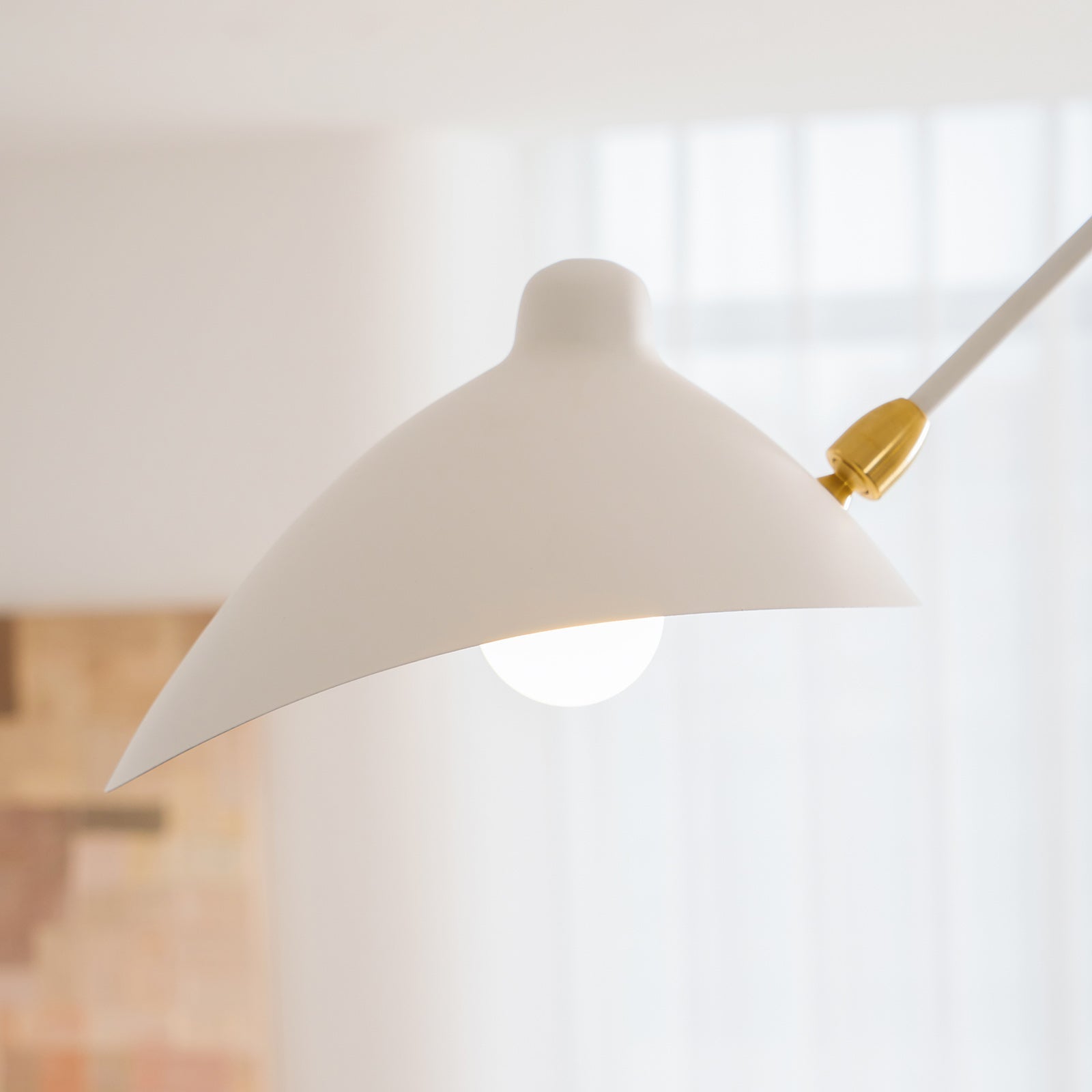 RAVENHURST MODERNIST BRASS CEILING LANTERN