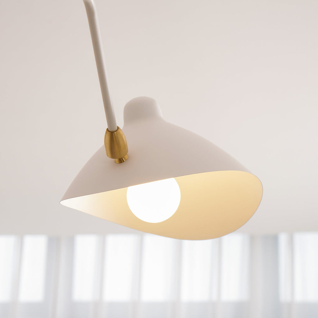 RAVENHURST MODERNIST BRASS CEILING LANTERN
