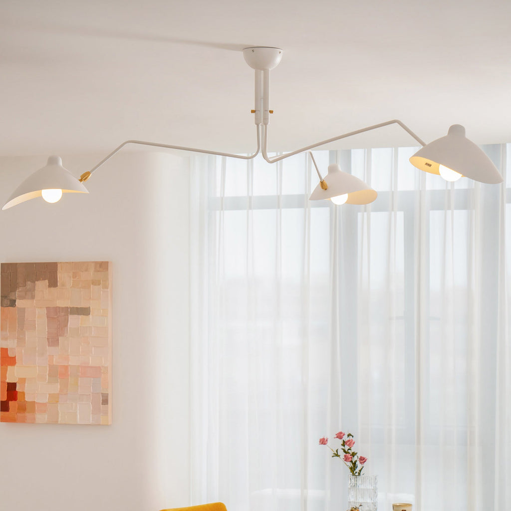RAVENHURST MODERNIST BRASS CEILING LANTERN