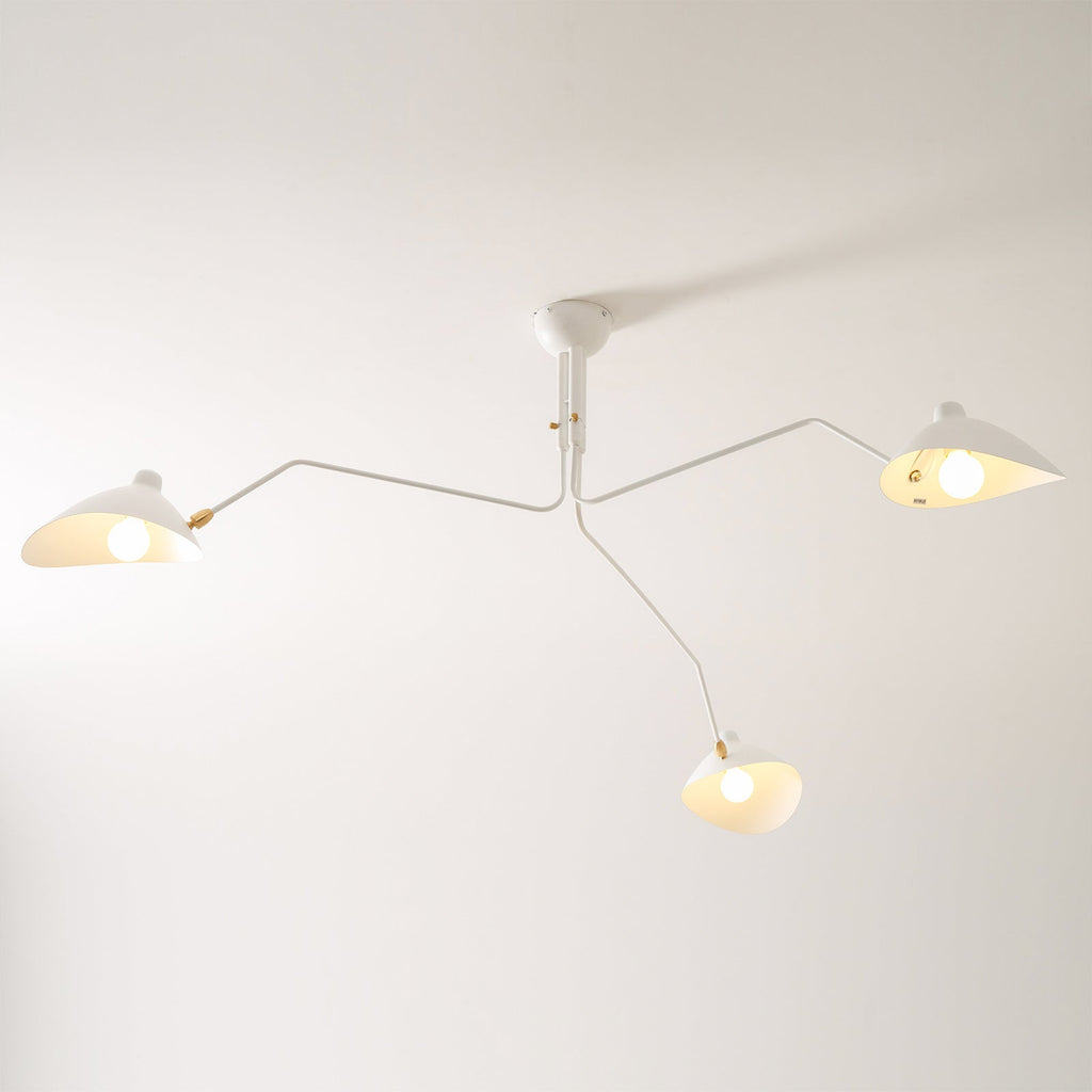 RAVENHURST MODERNIST BRASS CEILING LANTERN