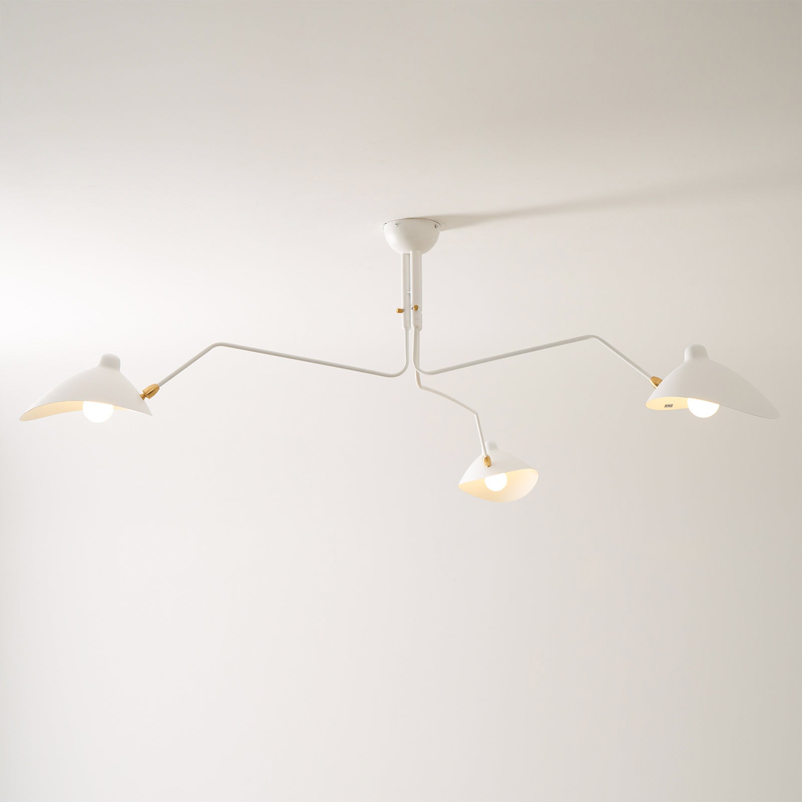 RAVENHURST MODERNIST BRASS CEILING LANTERN