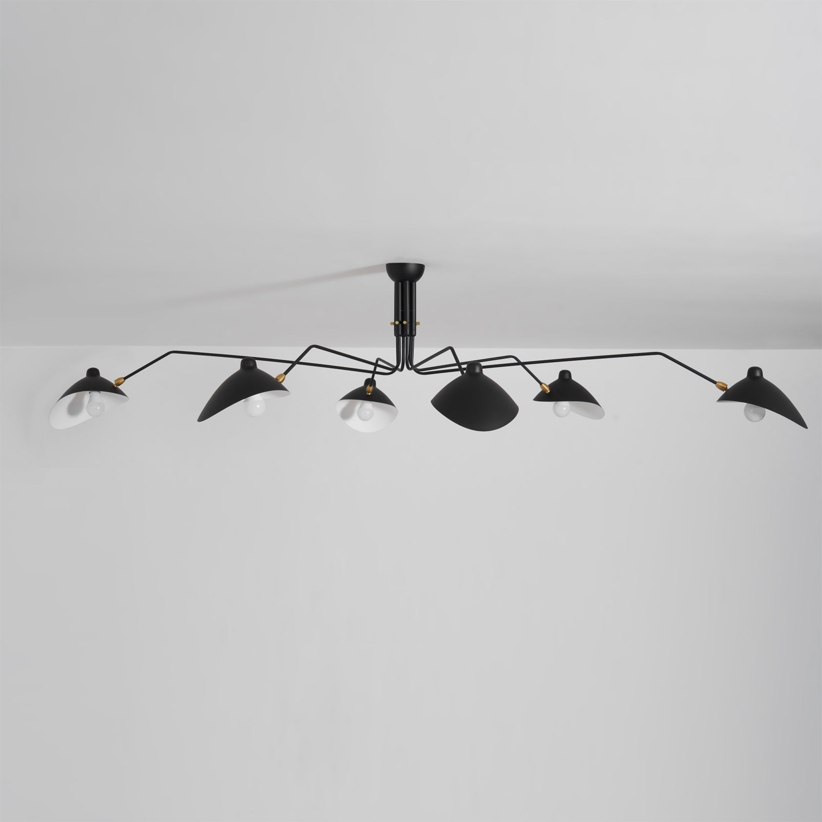 RAVENHURST MODERNIST BRASS CEILING LANTERN