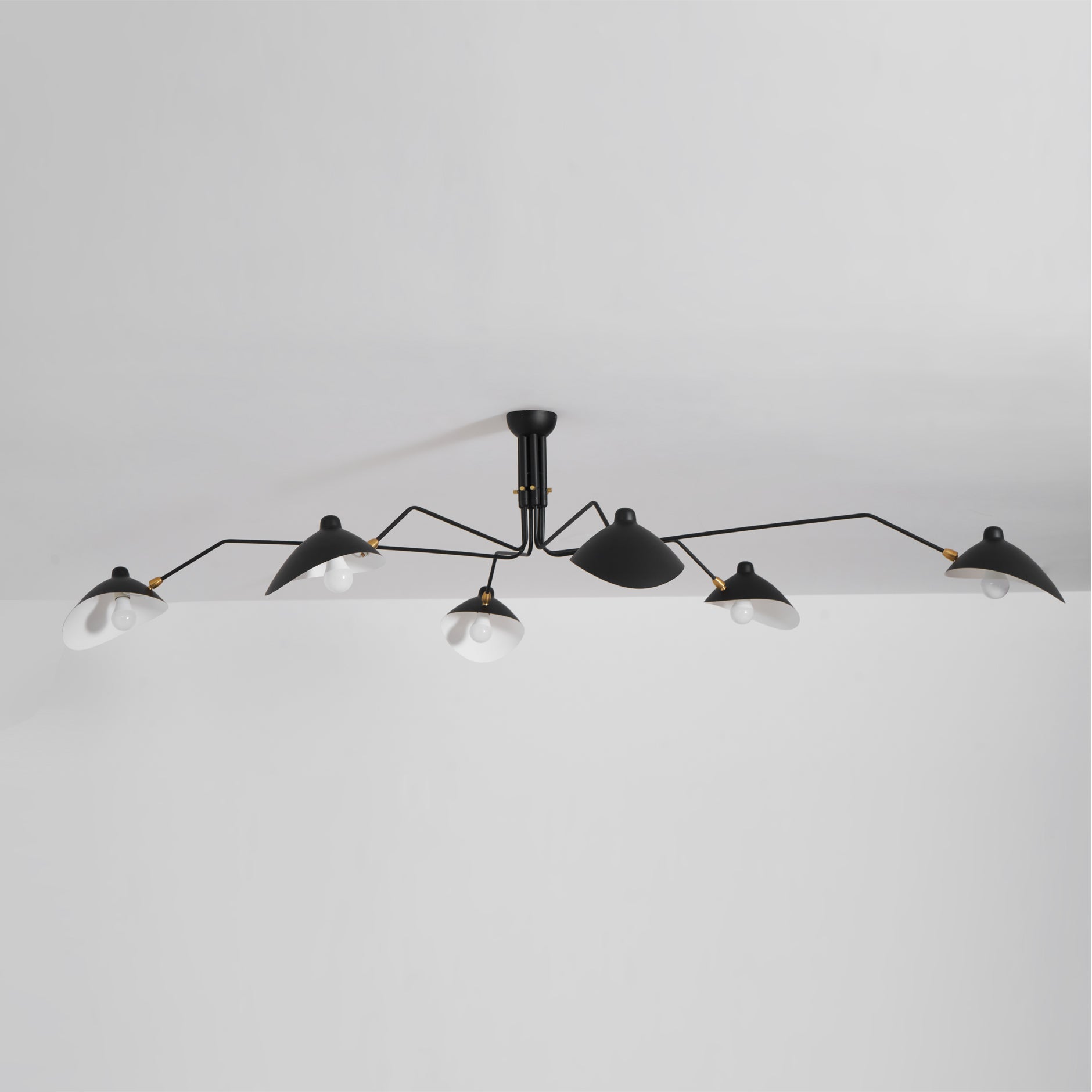 RAVENHURST MODERNIST BRASS CEILING LANTERN