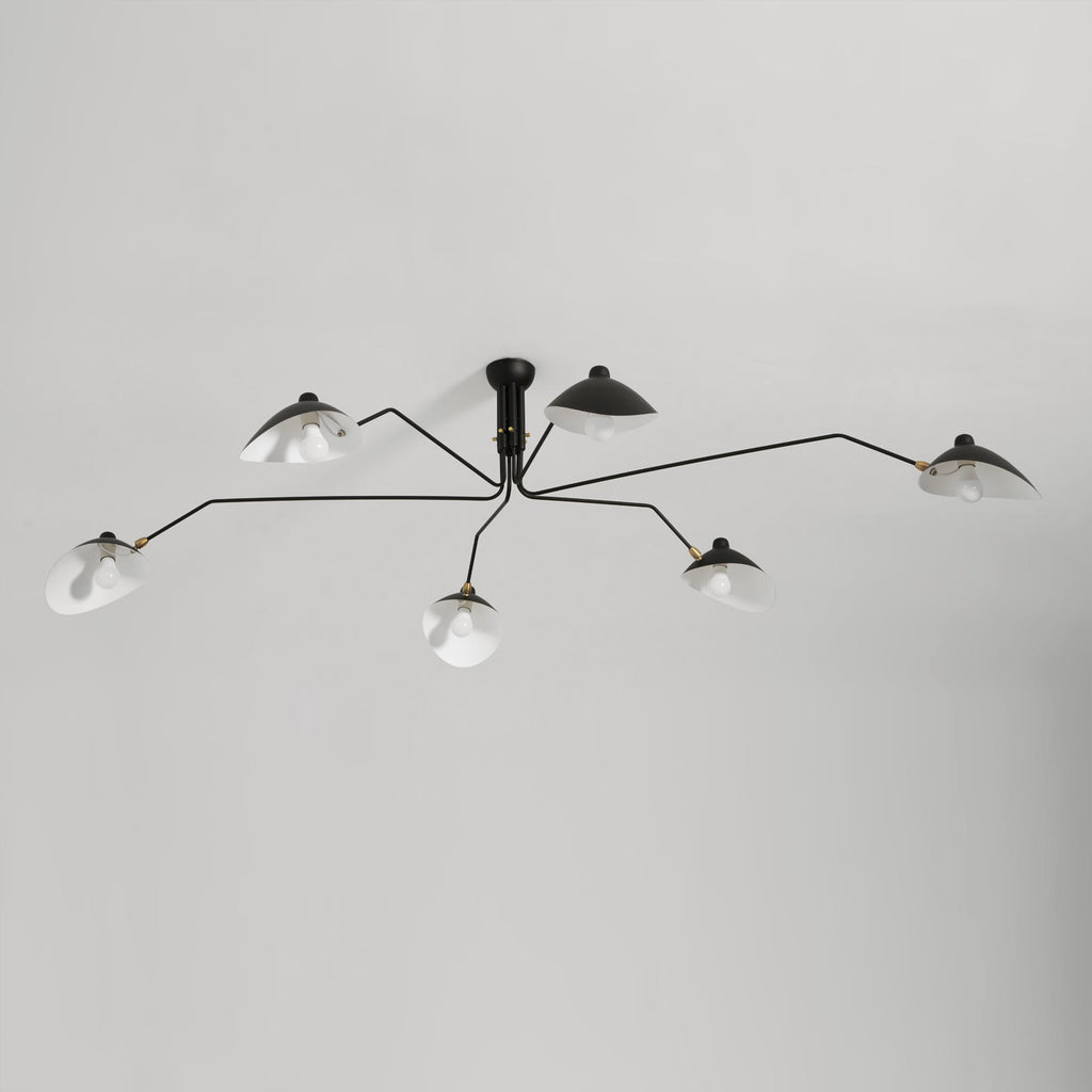 RAVENHURST MODERNIST BRASS CEILING LANTERN
