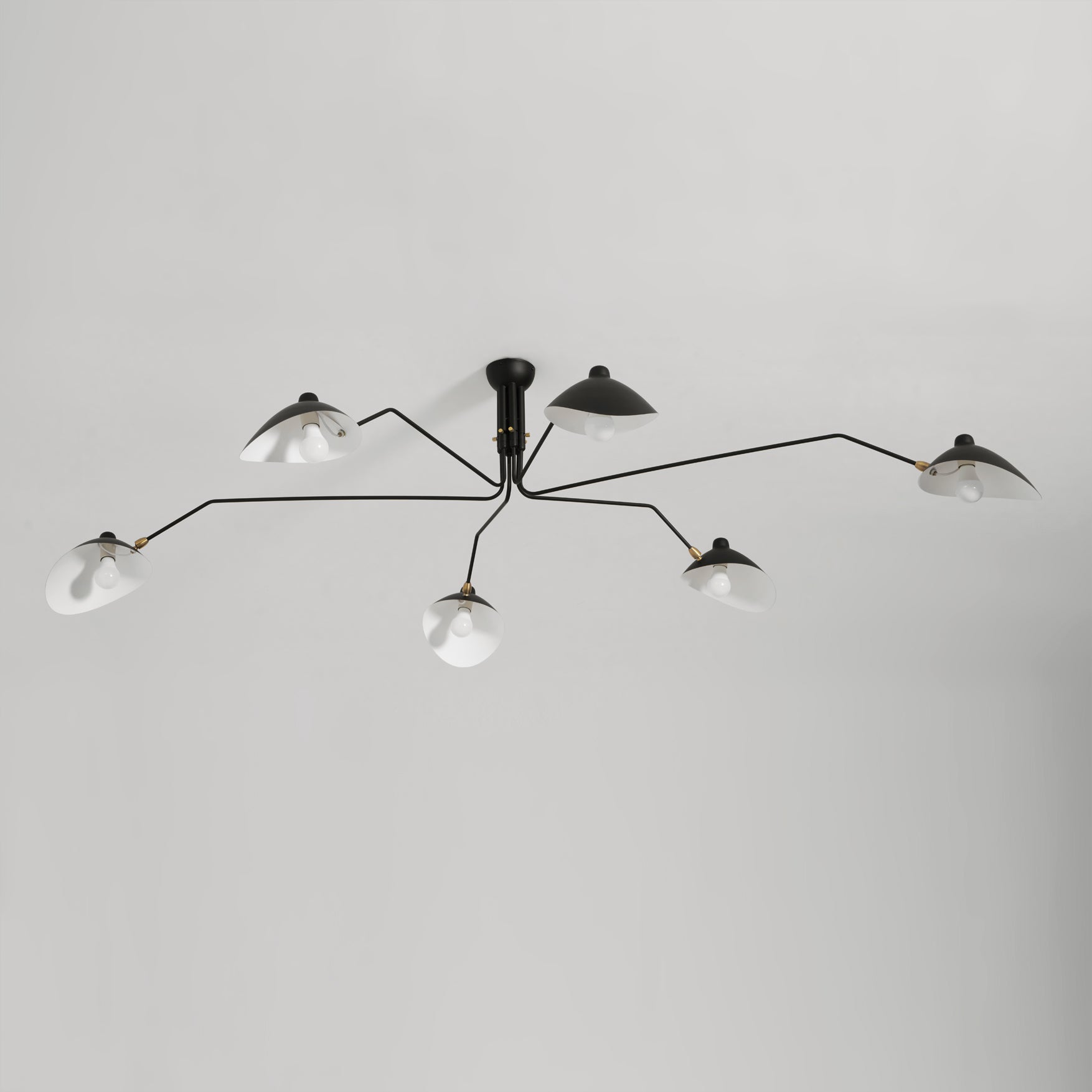 RAVENHURST MODERNIST BRASS CEILING LANTERN