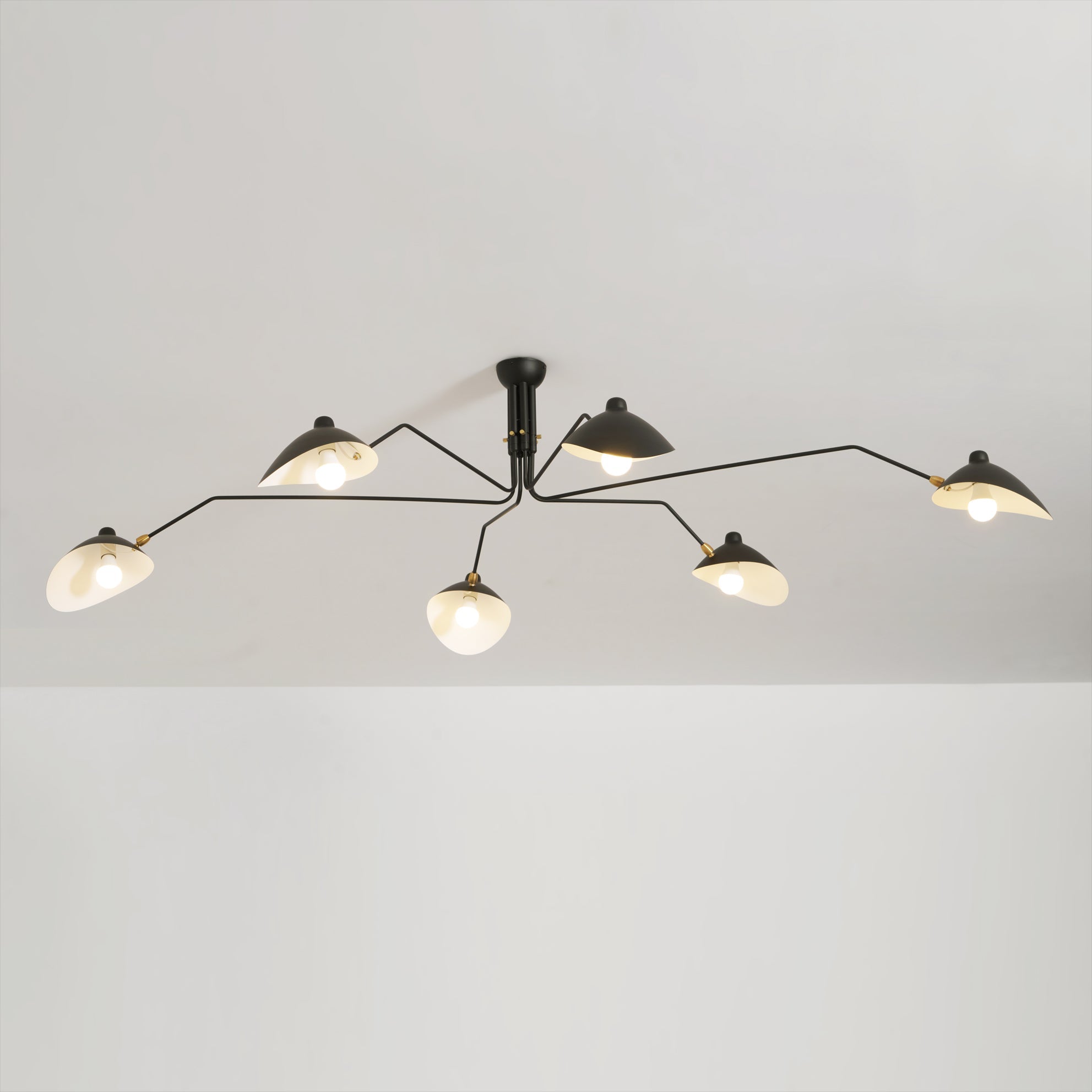 RAVENHURST MODERNIST BRASS CEILING LANTERN