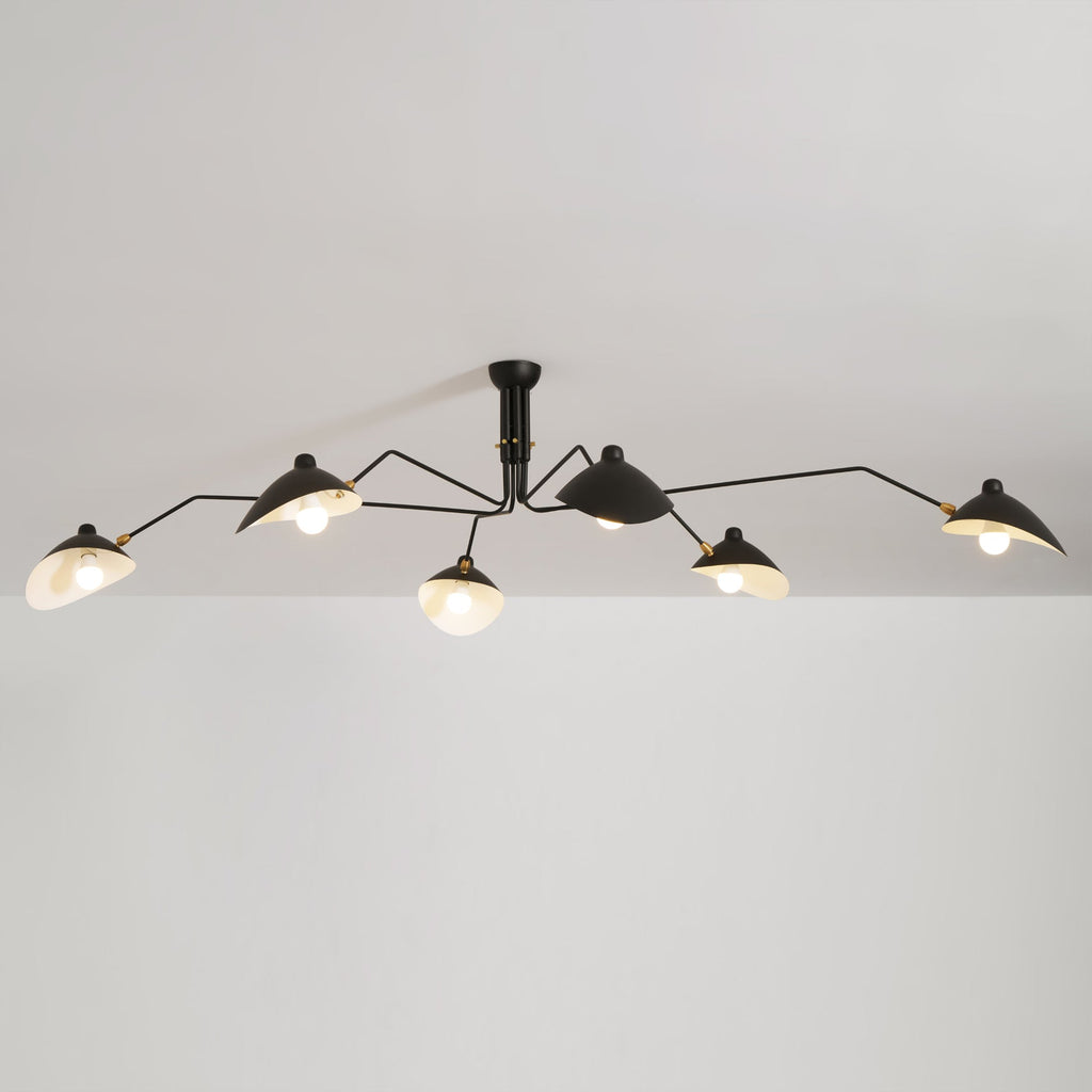 RAVENHURST MODERNIST BRASS CEILING LANTERN