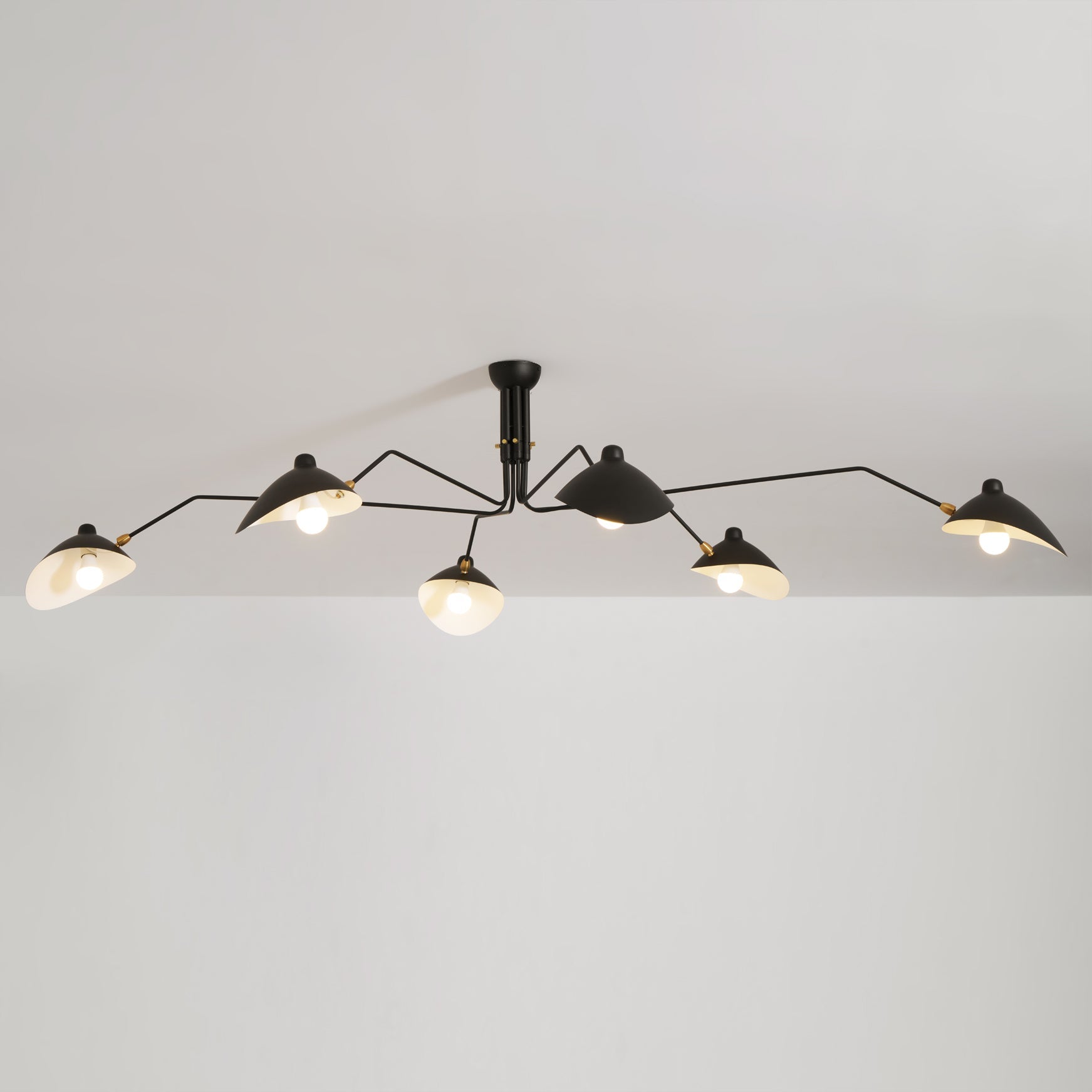 RAVENHURST MODERNIST BRASS CEILING LANTERN