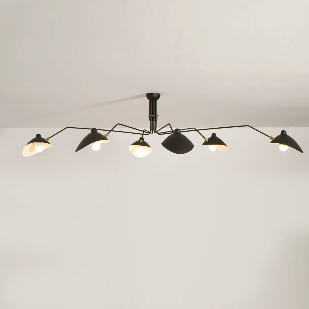 RAVENHURST MODERNIST BRASS CEILING LANTERN