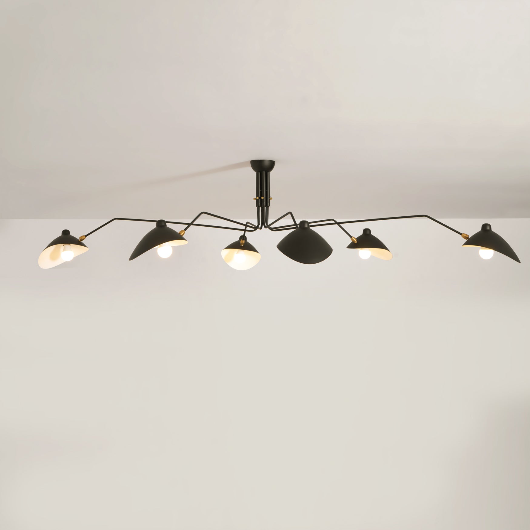 RAVENHURST MODERNIST BRASS CEILING LANTERN