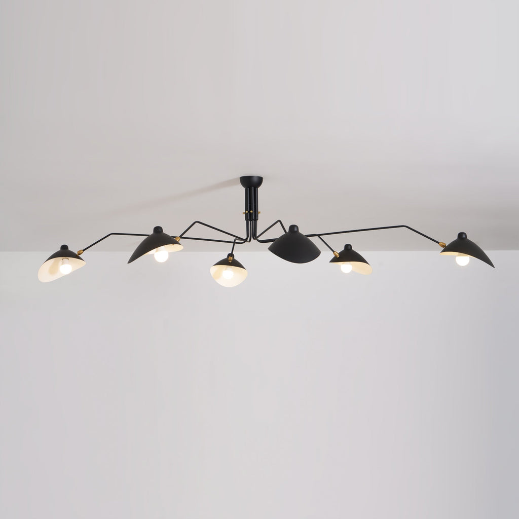 RAVENHURST MODERNIST BRASS CEILING LANTERN