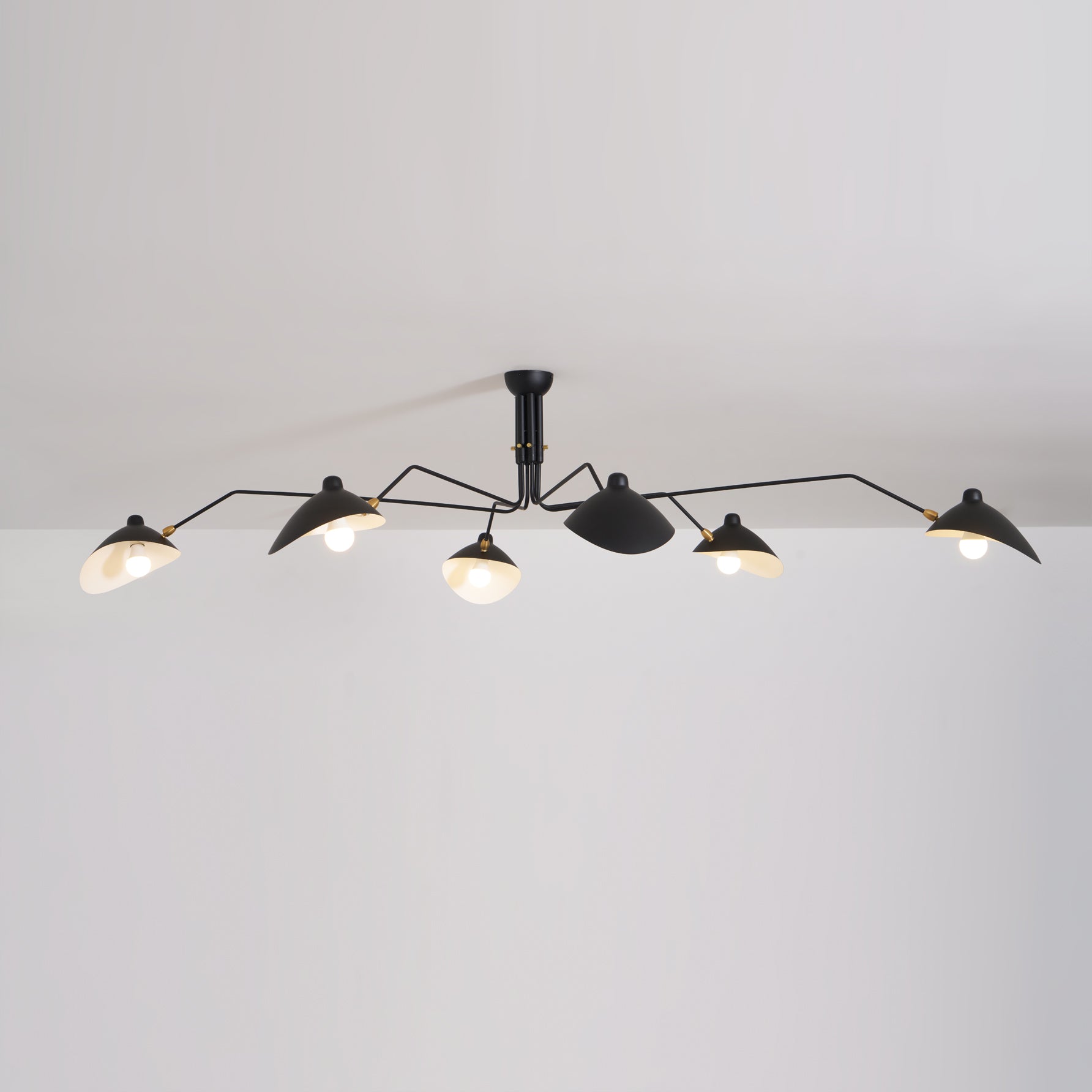 RAVENHURST MODERNIST BRASS CEILING LANTERN