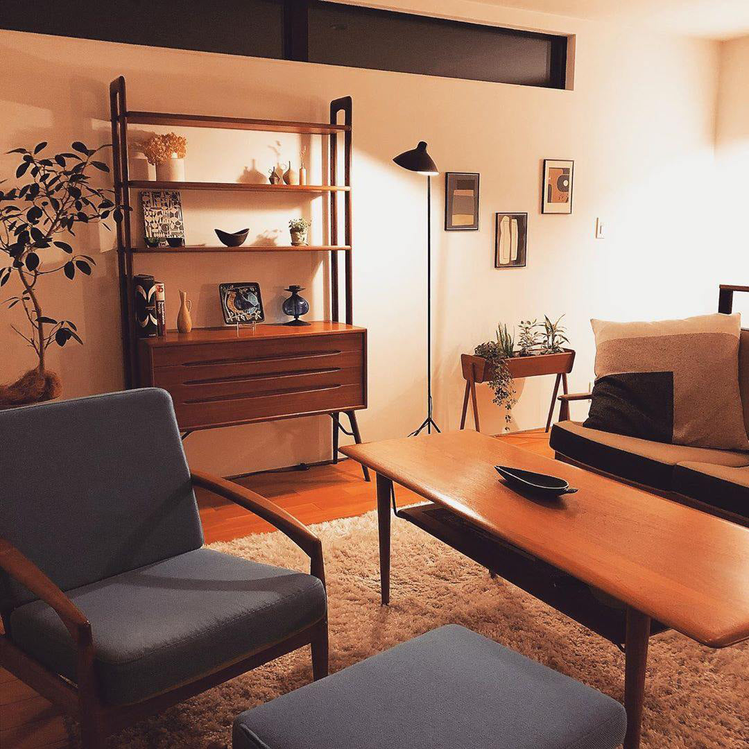 RAVENHALL MID-CENTURY ARCHING FLOOR LIGHT