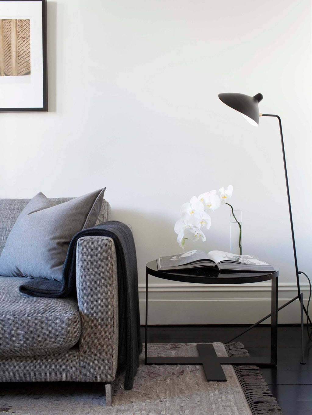 RAVENHALL MID-CENTURY ARCHING FLOOR LIGHT