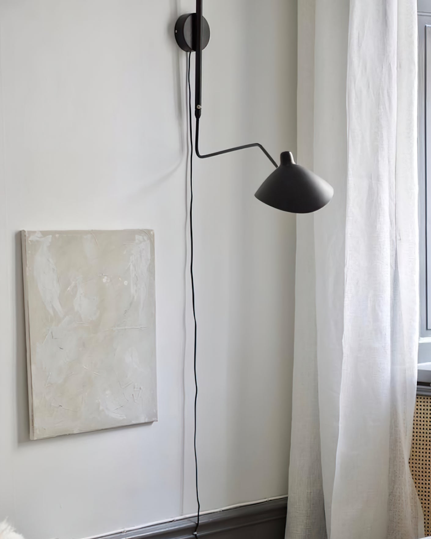 WINTHROP MODERNIST PLUG-IN WALL SCONCE