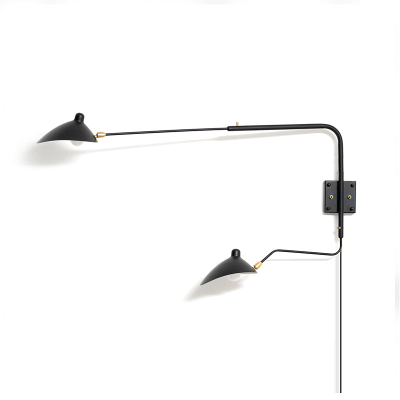 WINTHROP MODERNIST PLUG-IN WALL SCONCE