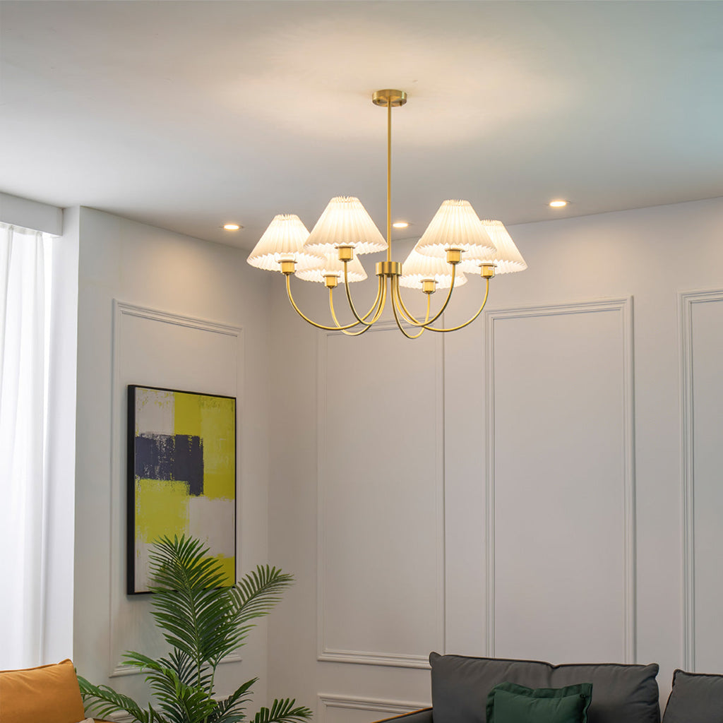 RAVENSCROFT TARNISHED SILK CHANDELIER