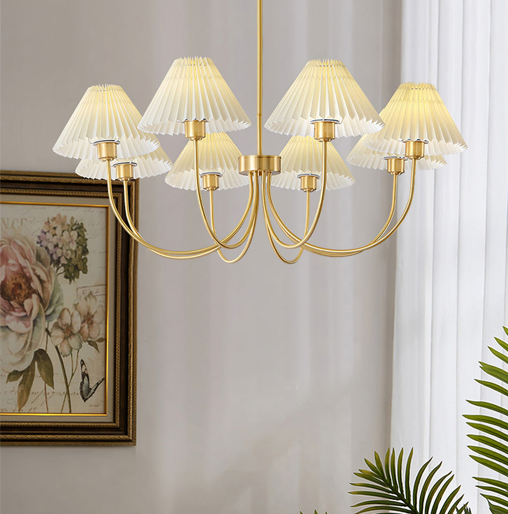RAVENSCROFT TARNISHED SILK CHANDELIER